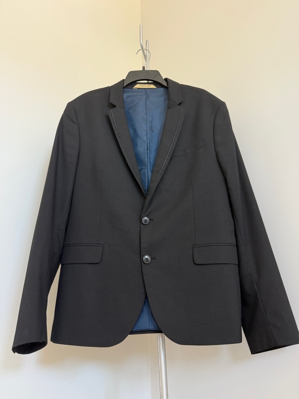 ZARA Men Black Blazer with lining USA 44